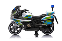 Kids Ride On Police Motorcycle,12V Electric Motorcycle For Toddler,Forward Reverse,Music,Gift For Boys Girls Green Plastic