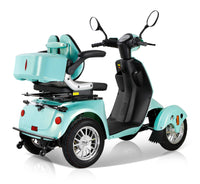 Fastest Mobility Scooter With Four Wheels For Adults & Seniors, Red 800W Green Abs Pc