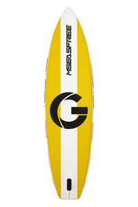 Inflatable Stand Up Paddle Board 11'X34"X6" With Accessories Water Sports Yellow Anti Slip Garden & Outdoor American Design,Beach Multifunctional Pvc