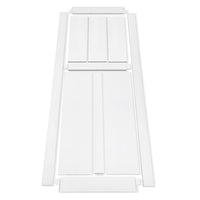 28" X 84" "T" Style Real Primed Door Slab 6.6Ft Barn Door Sliding Hardware Adjustable Floor Guider Pull Handle, Diy Unfinished Paneled Door, Modern Interior Barn Door, Moisture Proof White Mdf