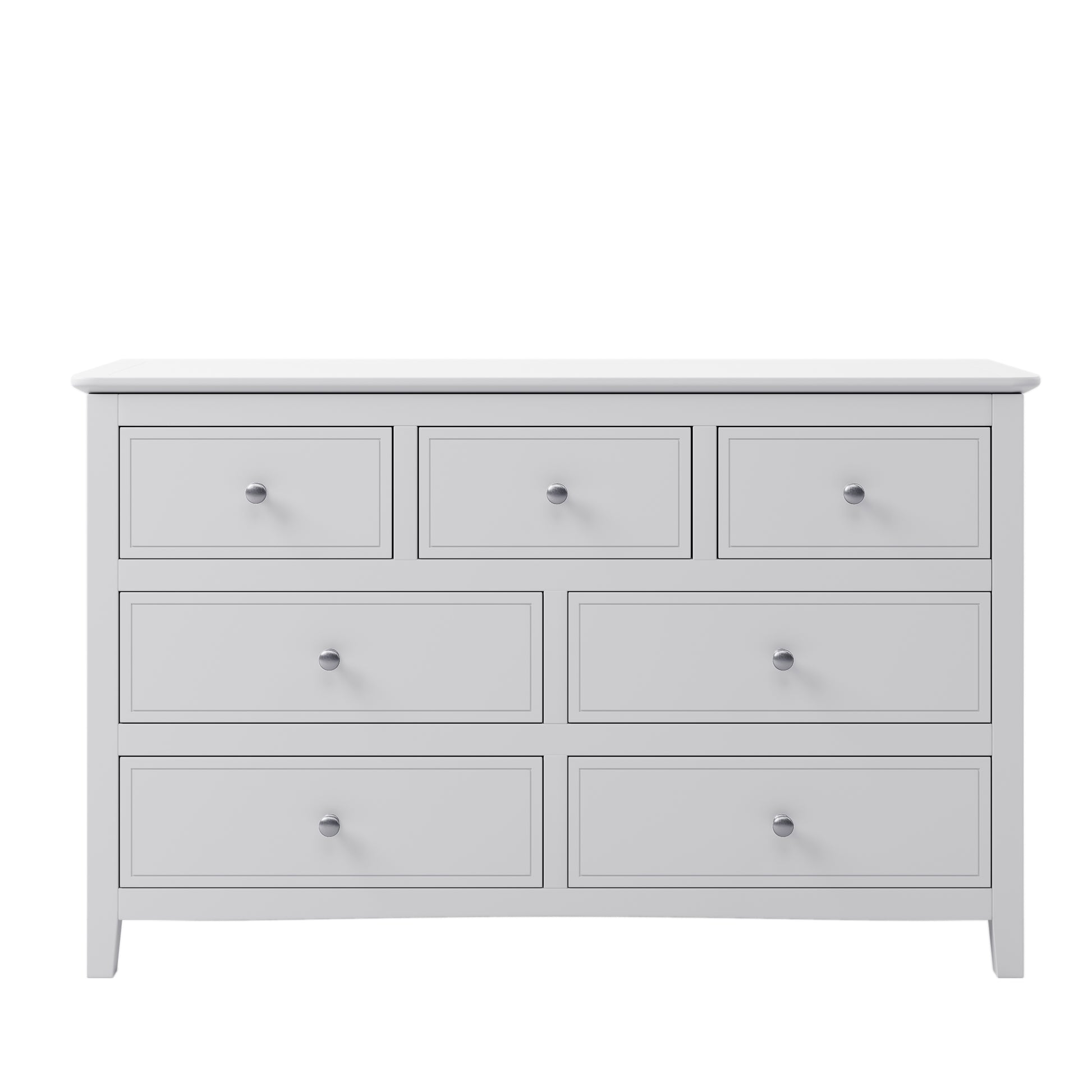 White Solid Wood 5 Pieces King Bedroom Sets Bed Nightstand*2 Chest Dresser Old Sku:Bs500026Aak King White 5 Piece Set Solid Wood