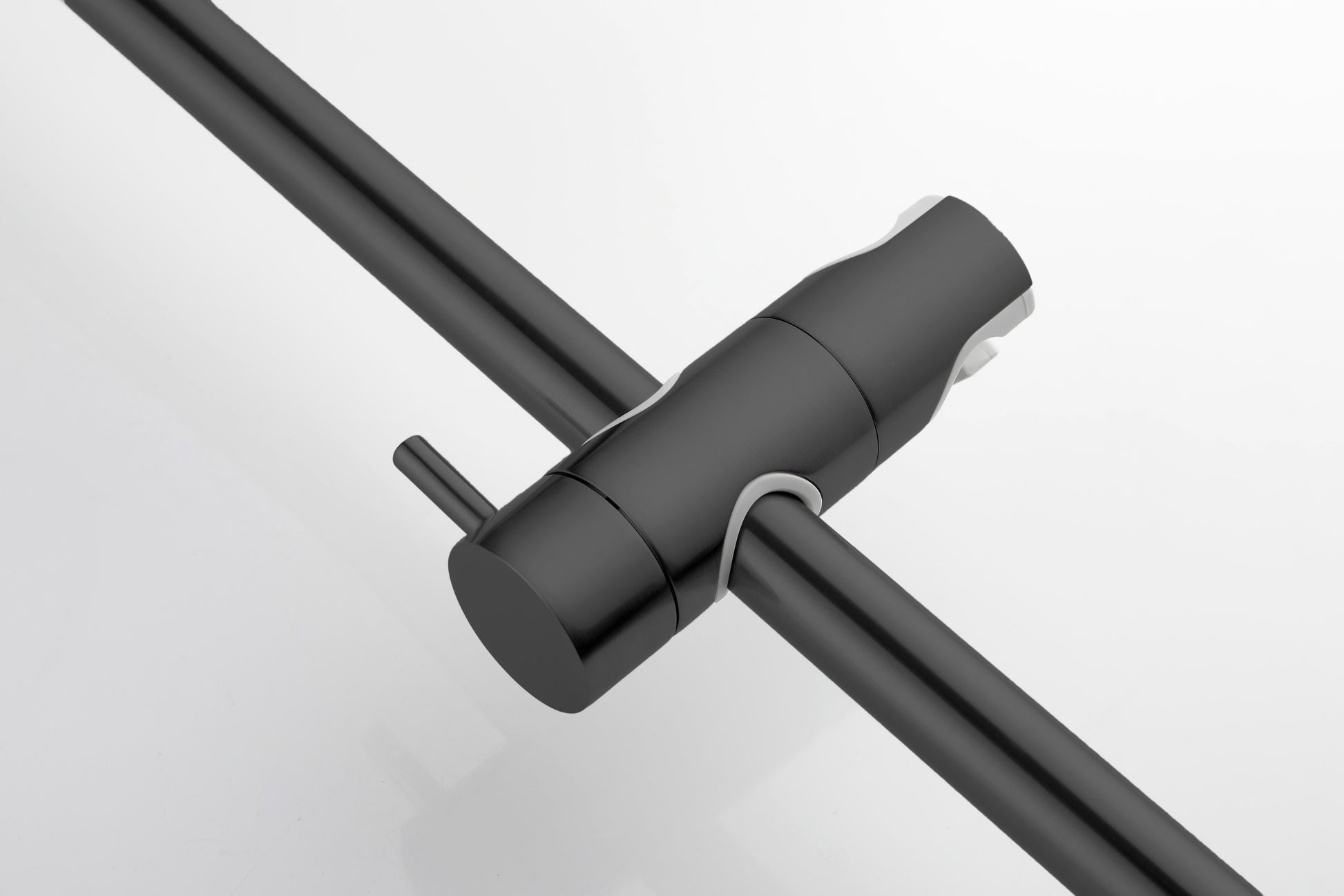 Eco Performance Handheld Shower With 28 Inch Slide Bar And 59 Inch Hose Matte Black Stainless Steel