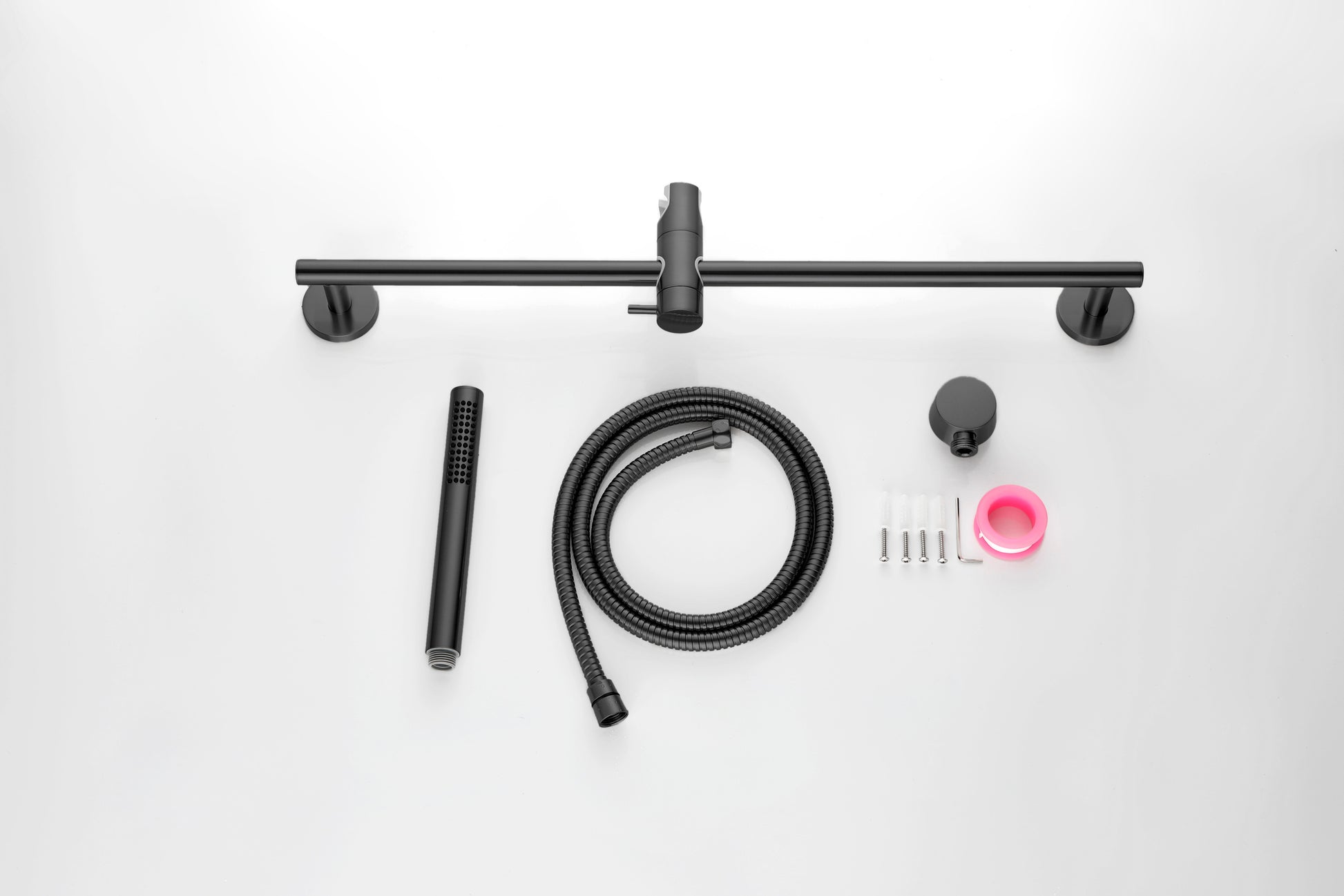 Eco Performance Handheld Shower With 28 Inch Slide Bar And 59 Inch Hose Matte Black Stainless Steel