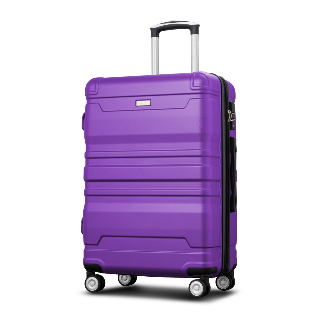 Luggage Sets Model Expandable Abs Hardshell 3Pcs Clearance Luggage Hardside Lightweight Durable Suitcase Sets Spinner Wheels Suitcase With Tsa Lock 20''24''28'' Purple Purple Abs