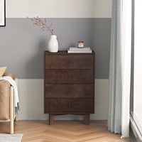 Solid Wood Spray Painted Drawer Dresser Bar,Buffet Tableware Cabinet Lockers Buffet Server Console Table Lockers, Retro Round Handle, Applicable To The Dining Room, Living Room,Kitchen Corridor Auburn 3 4 Drawers Auburn Primary Living Space Solid Wood