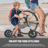 Children'S Outdoor Off Road Electric Bicycle Gray Aluminium Alloy Aluminium Alloy