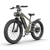 E Bike 26"1000W Electric Bike 52V 20Ah Battery Samsung All Terrain Ebike Mountain Bicycle Camouflage Lime Green Aluminium Alloy