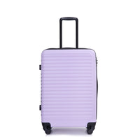 3 Piece Luggage Sets Abs Lightweight Suitcase With Two Hooks, Spinner Wheels, Tsa Lock, 20 24 28 Lavender Purple Lavender Purple Abs