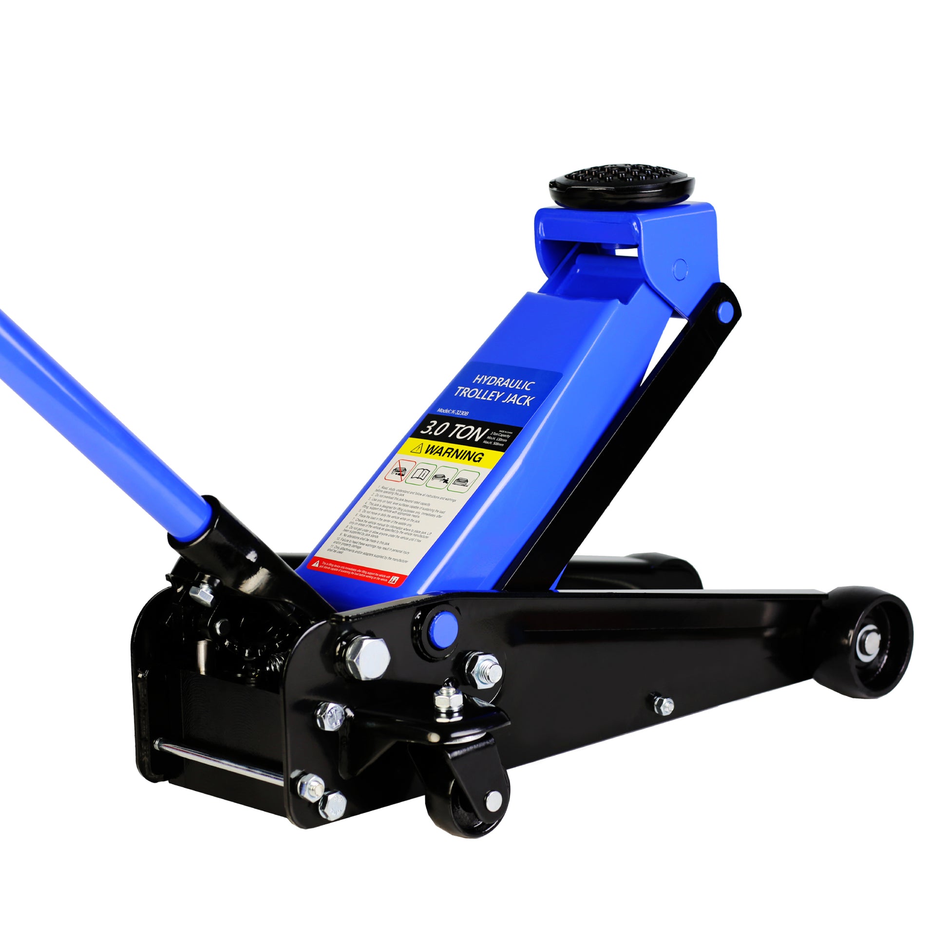 Hydraulic Trolley Low Profile And Steel Racing 3Ton 6,000 Lb Capacity, Floor Jack With Piston Quick Lift Single Pump, Blue Lifting Range 5.1" 20" Black Blue Steel