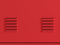 24" H Locker Storage Cabinet, Metal Locker Storage Cabinet With 1 Doors, Small Metal Locker,Lockable Storage Cabinet,For Employees,Office,Kids Locker Assembly Required Elegant Red Red Steel
