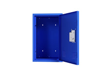 24" H Locker Storage Cabinet, Metal Locker Storage Cabinet With 1 Doors, Small Metal Locker,Lockable Storage Cabinet,For Employees,Office,Kids Locker Assembly Required Elegant Bule Blue Steel