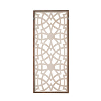Two Tone Geometric Wall Decor Wood Wood