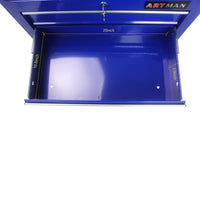 5 Drawers Multifunctional Tool Cart With Wheels Blue Blue Steel