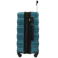 Luggage With Tsa Lock Spinner Wheels Hardside Expandable Luggage Travel Suitcase Check In Luggage Abs 28" Antique Blue Green Abs