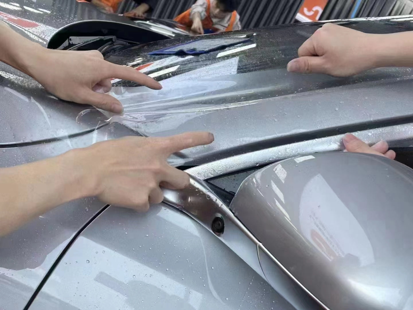 Automotive Wrap Clear Glossy Self Adhesive Roll Protective 7.5Mil Tpu Ppf Car Paint Protection Film Transparent Tpu