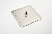 16 Inch Square Rain Shower Head Brushed Nickel 304 Stainless Steel Showerhead Brushed Nickel Stainless Steel