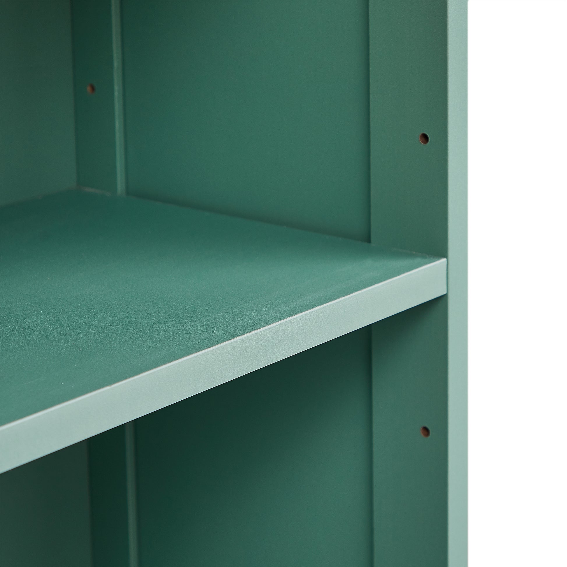 Tall Bathroom Cabinet, Freestanding Storage Cabinet With Drawer, Mdf Board, Adjustable Shelf, Green Green Mdf