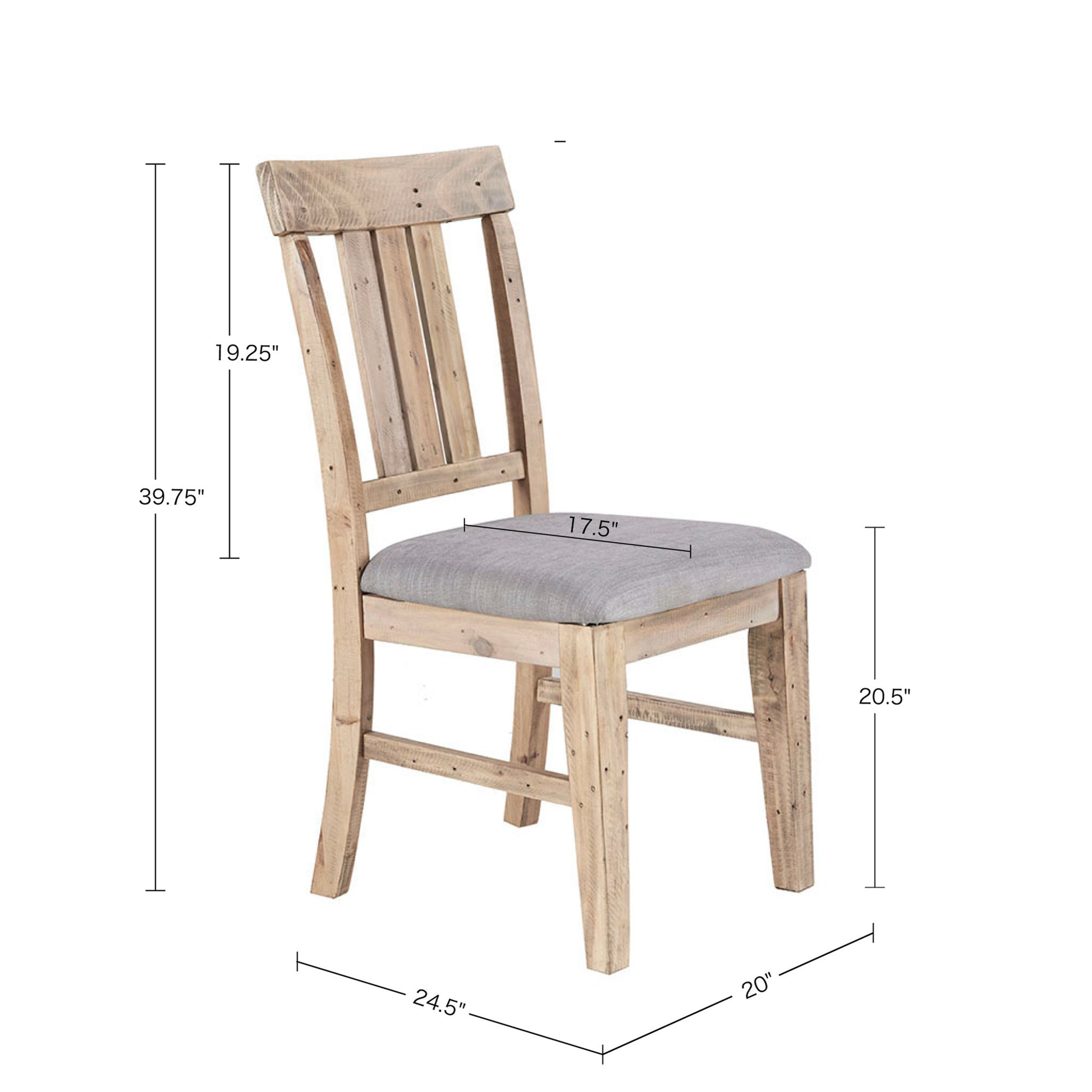 Sonoma 4 Piece Dining Set Natural Wood