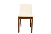 Dark Walnut Finish 5Pc Dining Room Set Dining Table 4X Chairs Beige Fabric Chair Seat Kitchen Breakfast Dining Room Furniture Rubberwood Veneer Unique Design Brown Wood Dining Room Rubberwood Rectangular Dining Table With Chair Wood Wood Walnut Solid