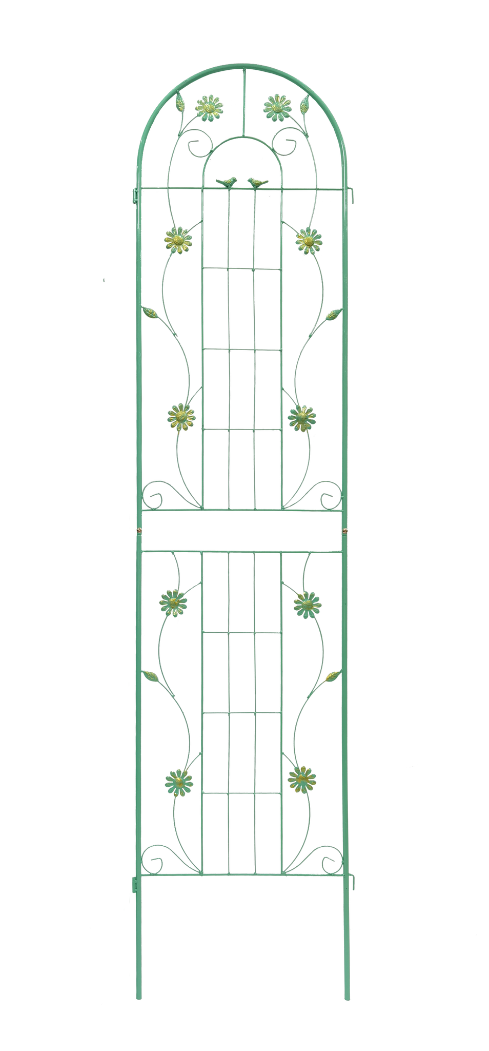 4 Pack Metal Garden Trellis 86.7" X 19.7" Rustproof Trellis For Climbing Plants Outdoor Flower Support Green Green Garden & Outdoor Iron