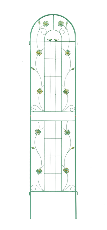 4 Pack Metal Garden Trellis 86.7" X 19.7" Rustproof Trellis For Climbing Plants Outdoor Flower Support Green Green Garden & Outdoor Iron