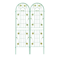 4 Pack Metal Garden Trellis 71" X 19.7" Rustproof Trellis For Climbing Plants Outdoor Flower Support Green Green Garden & Outdoor Iron