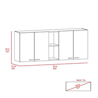 2 Piece Kitchen Set, 150 Wall Cabinet Utility Sink With Cabinet, Black White Black Dining Room Modern Particle Board Particle Board