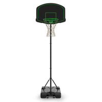 Basketball Hoop System Stand With 30In Backboard, Height Adjustable 60Inch 78Inch For Indoor Outdoor, Fillable Base With Wheels For Kids, Youth Black Steel