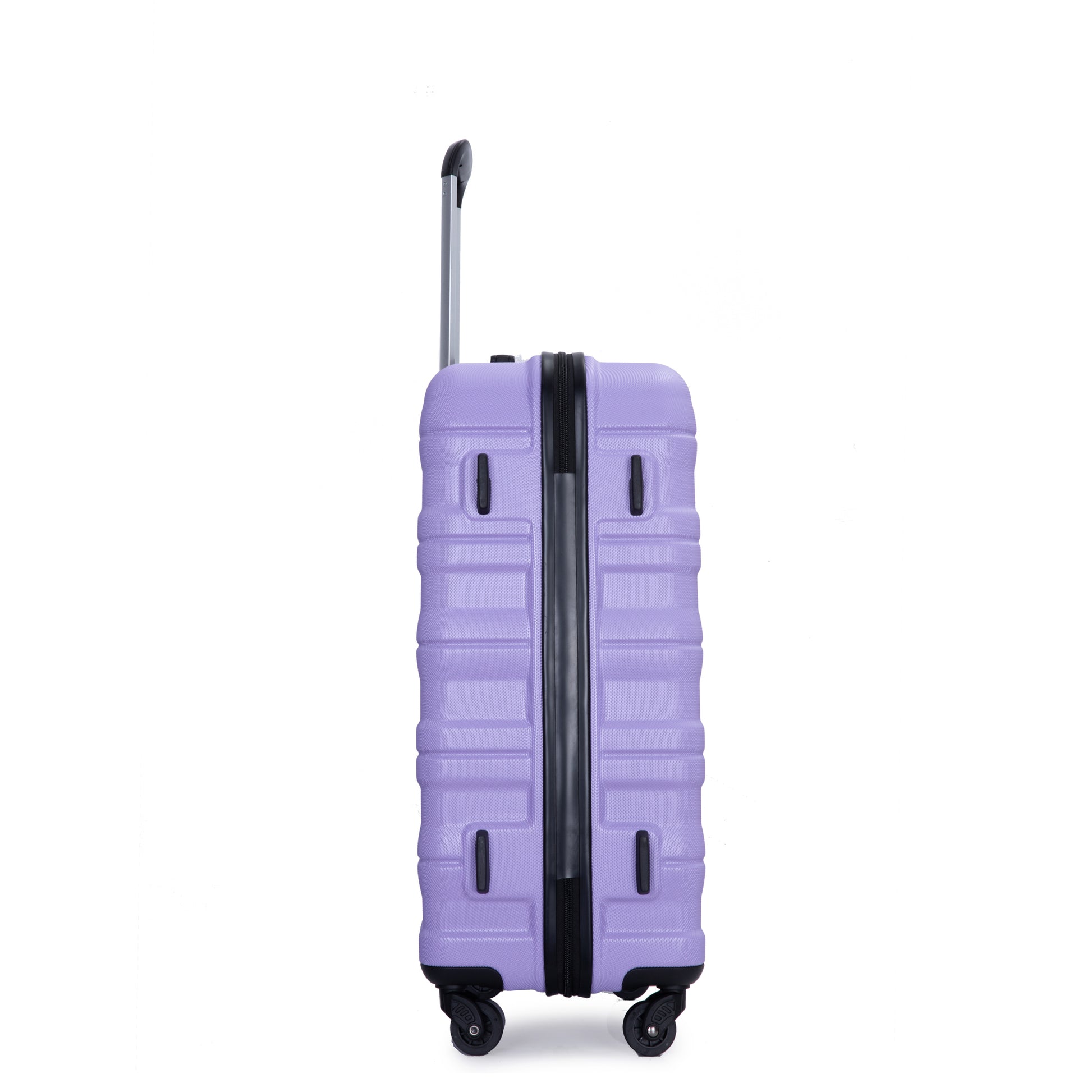 Expandable 3 Piece Luggage Sets Pc Lightweight & Durable Suitcase With Two Hooks, Spinner Wheels, Tsa Lock, 21 25 29 Purple Purple Pc