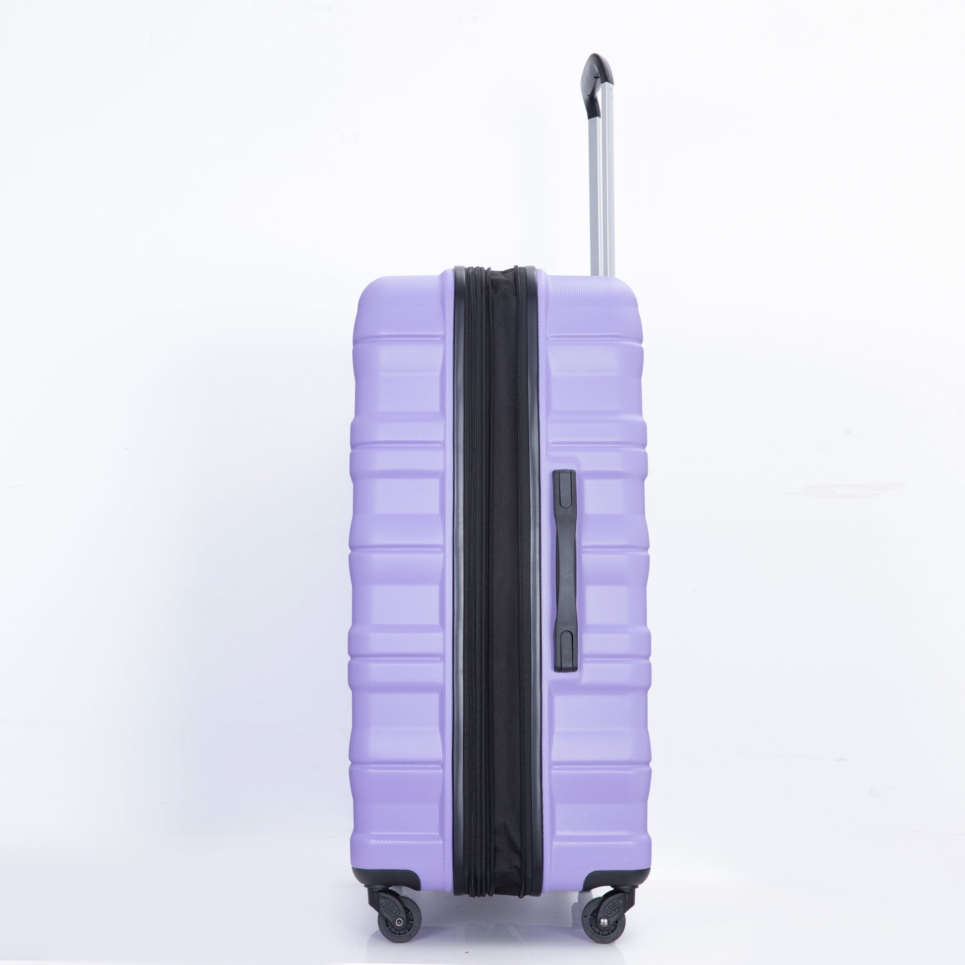 Expandable 3 Piece Luggage Sets Pc Lightweight & Durable Suitcase With Two Hooks, Spinner Wheels, Tsa Lock, 21 25 29 Purple Purple Pc