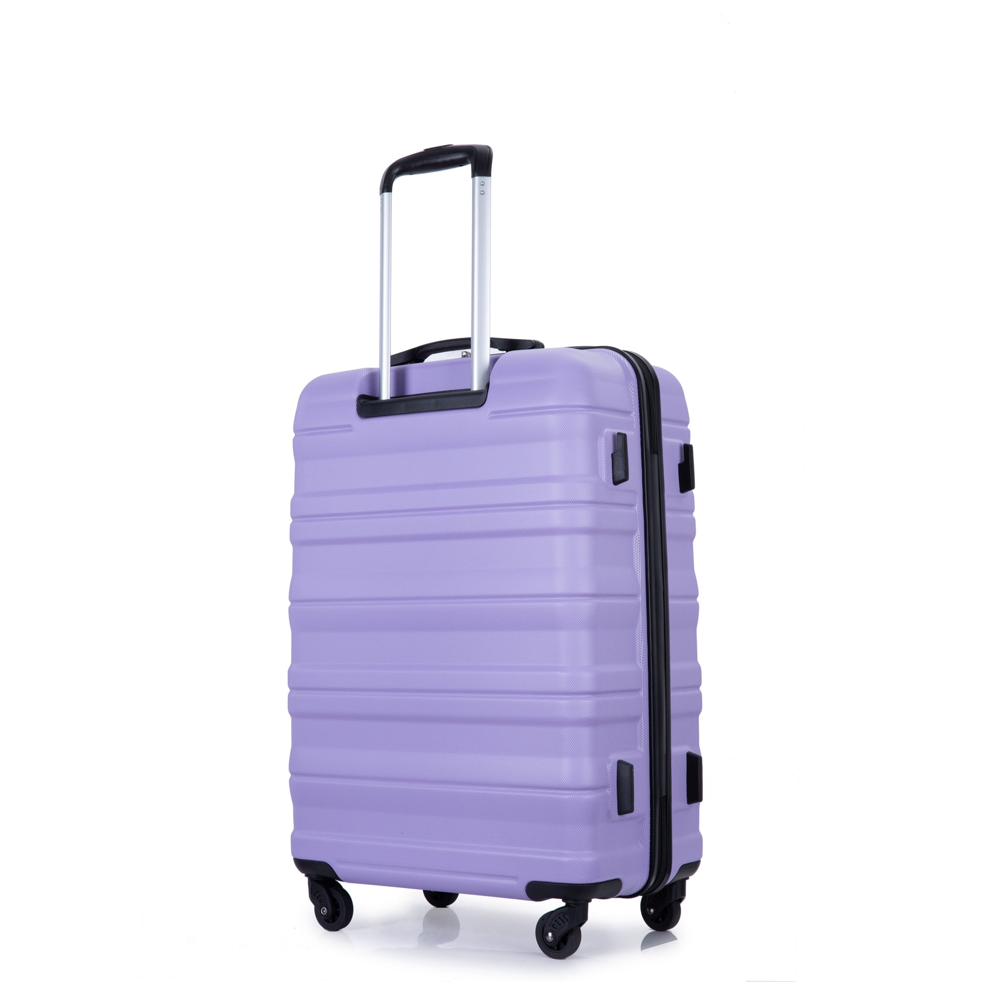 Expandable 3 Piece Luggage Sets Pc Lightweight & Durable Suitcase With Two Hooks, Spinner Wheels, Tsa Lock, 21 25 29 Purple Purple Pc