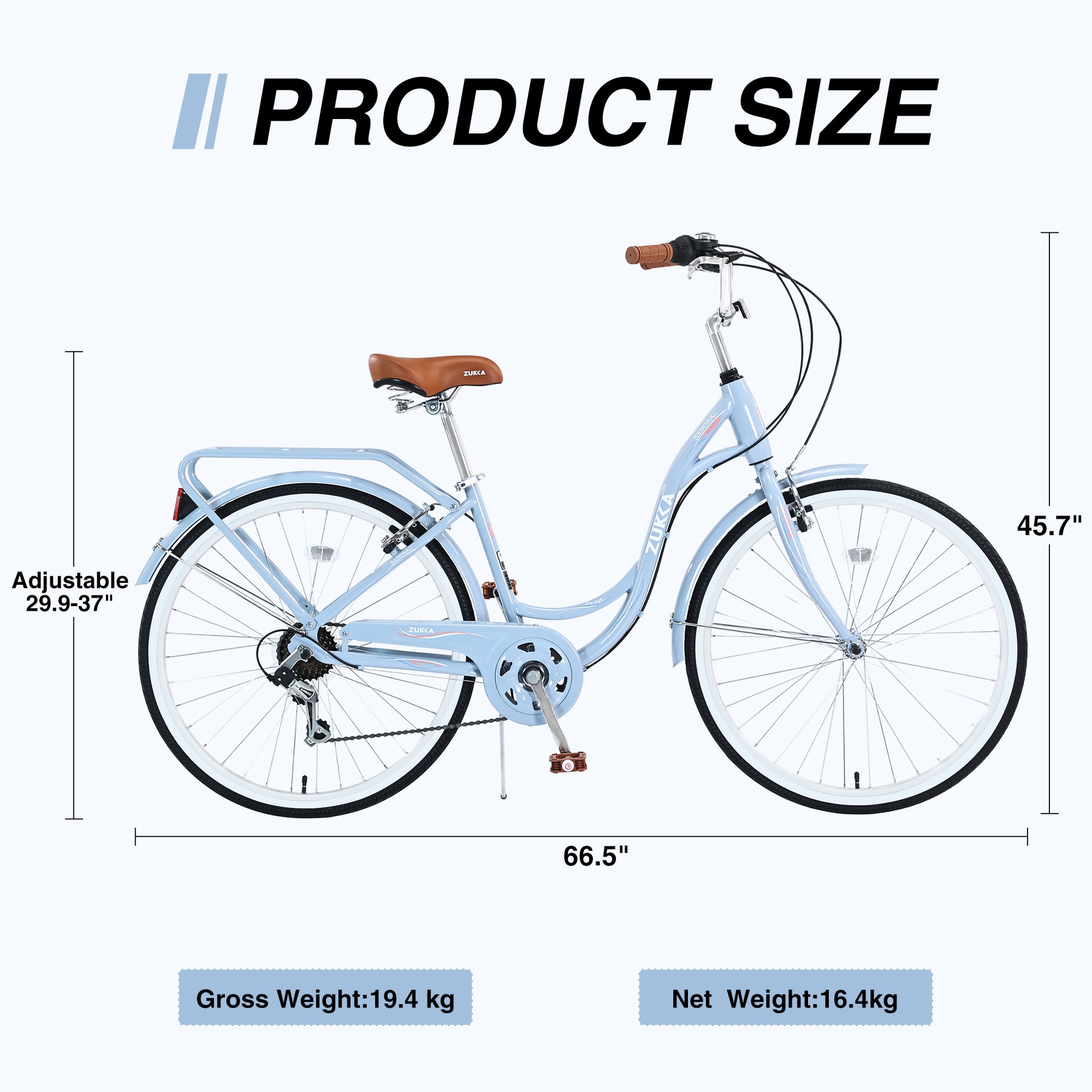 7 Speed, Steel Frame, Multiple Colors 26 Inch Ladies Bicycle Cycling Blue Garden & Outdoor Steel