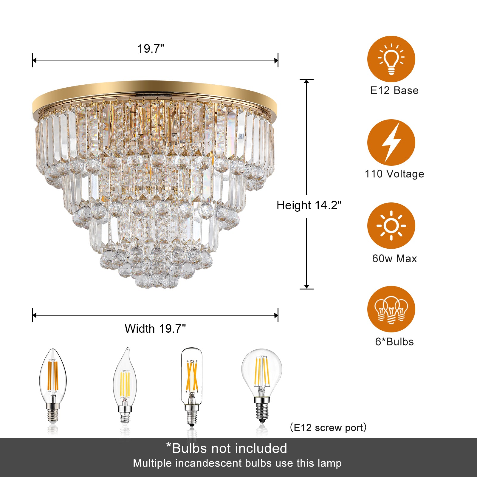 Gold Luxury Modern Style Crystal Lights,Large Ceiling Chandeliers,Dining Room,Living Room,Bedroom Gold Luxury Crystal,Iron