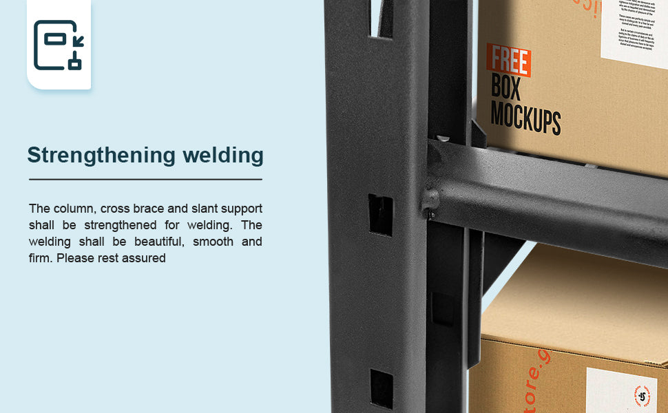 Garage Shelving Heavy Duty 72"H*77"W Garage Storage Shelves 6000Lbs Heavy Duty Shelving Adjustable 3 Tier Metal Shelving For Garage Storage Shelving Industrial Shelving Storage Rack, Black Black Iron