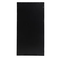 32 Rectangular Wall Mirrors With Black Frame, Home Decor For Living Room Bedroom Entryway Black Iron