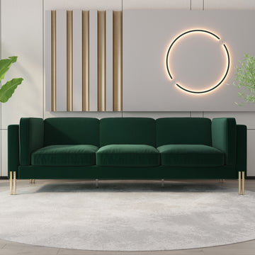 Fx P70 Rg Sofa Retro Green Velvet