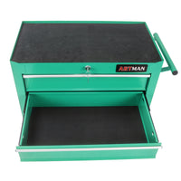 5 Drawers Multifunctional Tool Cart With Wheels Green Green Metal