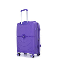 Expandable Hardshell Suitcase Double Spinner Wheels Pp Luggage Sets Lightweight Durable Suitcase With Tsa Lock,3 Piece Set 20 24 28 Purple Purple Polypropylene