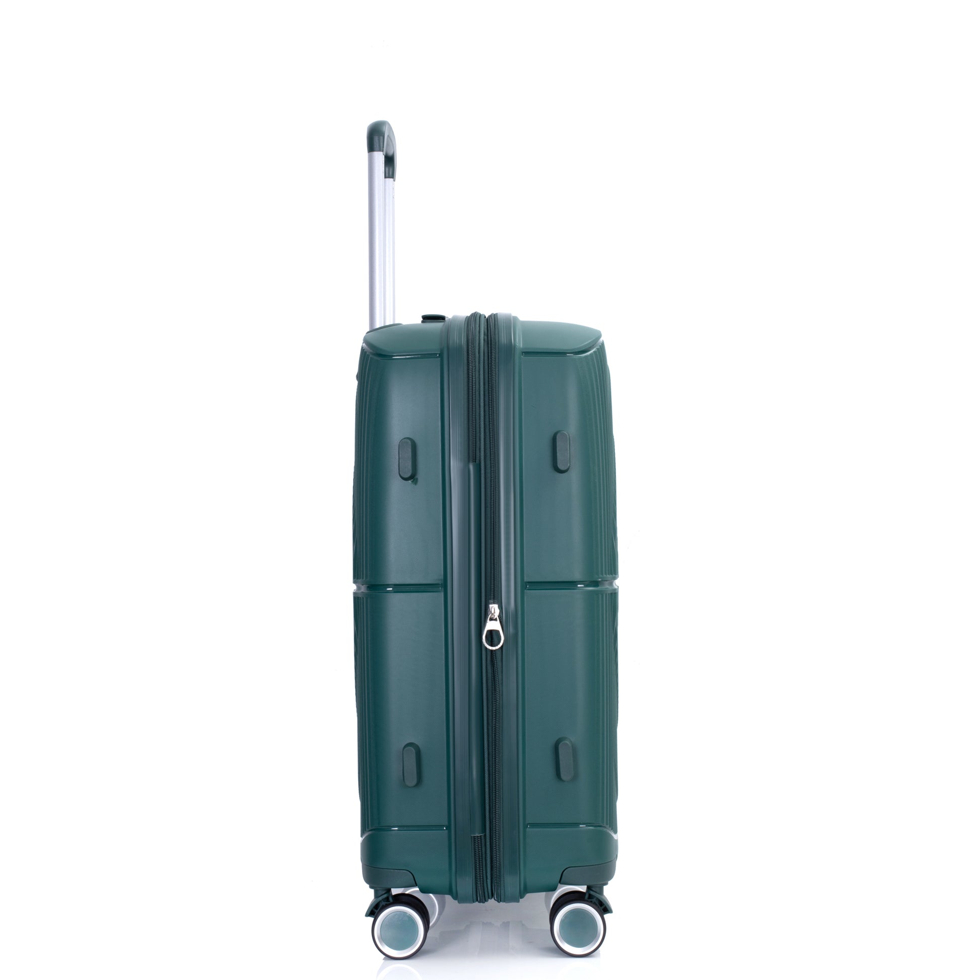 Expandable Hardshell Suitcase Double Spinner Wheels Pp Luggage Sets Lightweight Durable Suitcase With Tsa Lock,3 Piece Set 20 24 28 Green Green Polypropylene