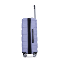 3 Piece Luggage Sets Pc Lightweight & Durable Expandable Suitcase With Two Hooks, Double Spinner Wheels, Tsa Lock, 21 25 29 Light Purple Light Purple Pc