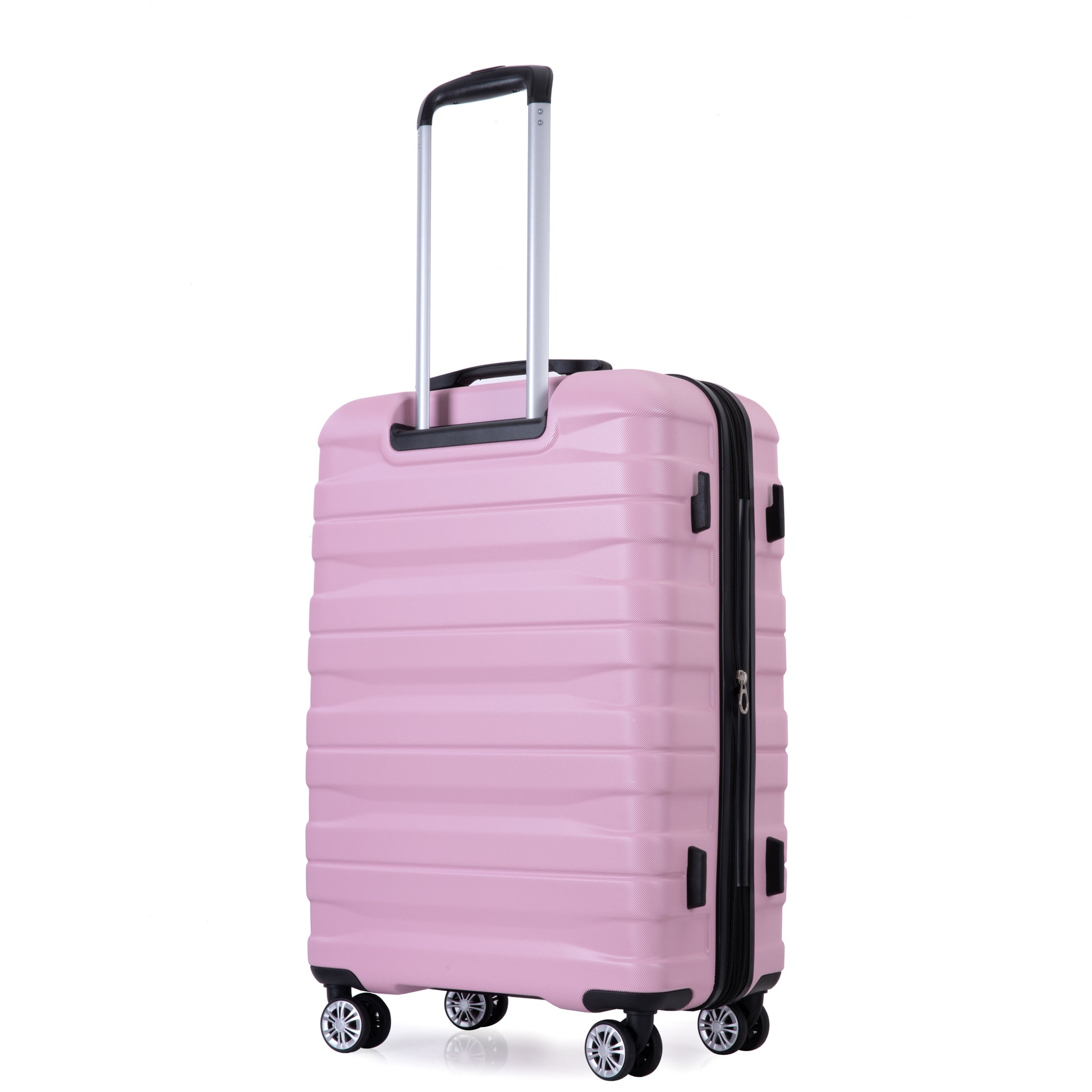 3 Piece Luggage Sets Pc Lightweight & Durable Expandable Suitcase With Two Hooks, Double Spinner Wheels, Tsa Lock, 21 25 29 Pink Pink Pc