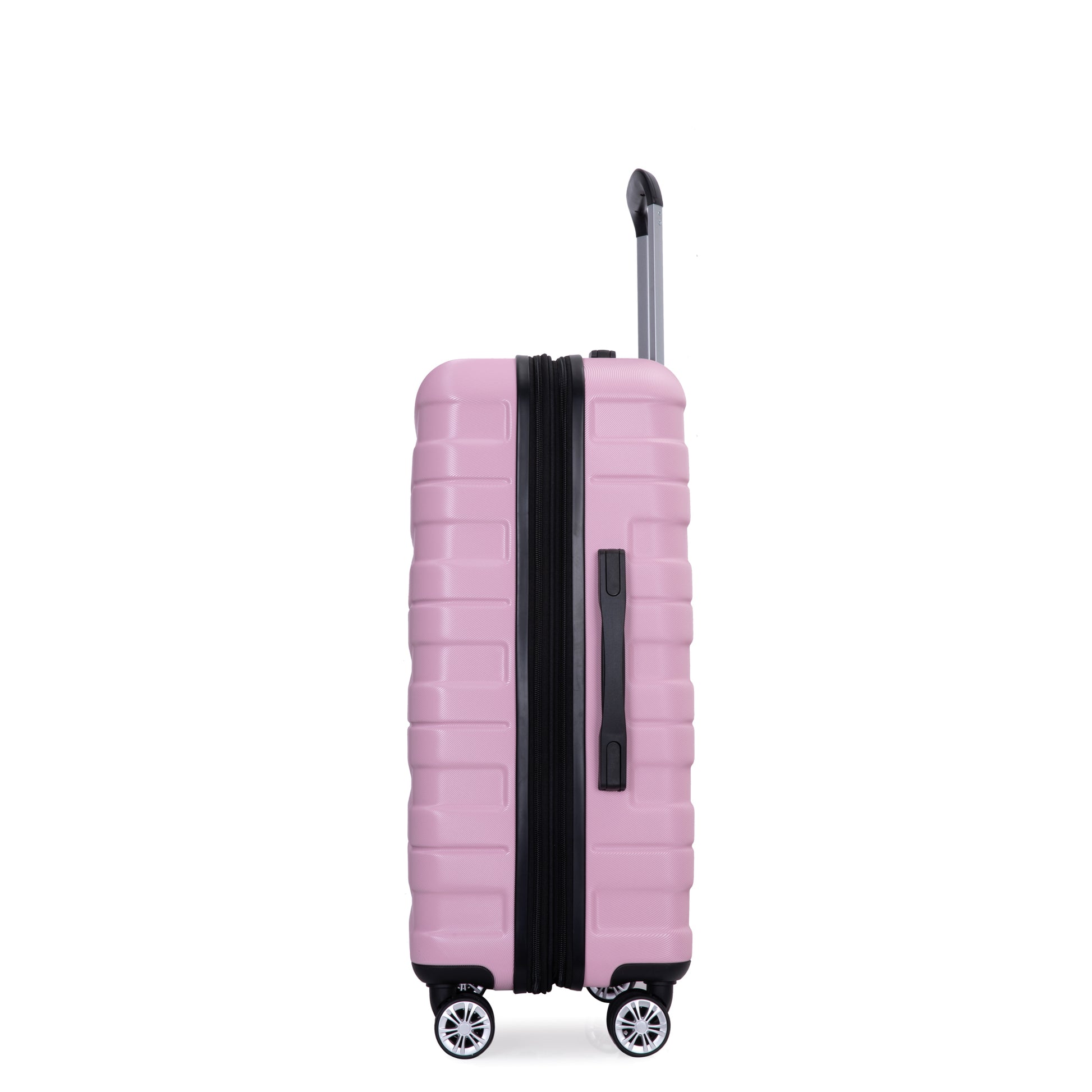 3 Piece Luggage Sets Pc Lightweight & Durable Expandable Suitcase With Two Hooks, Double Spinner Wheels, Tsa Lock, 21 25 29 Pink Pink Pc