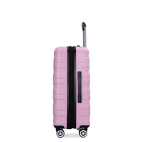 3 Piece Luggage Sets Pc Lightweight & Durable Expandable Suitcase With Two Hooks, Double Spinner Wheels, Tsa Lock, 21 25 29 Pink Pink Pc