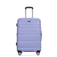 3 Piece Luggage Sets Pc Lightweight & Durable Expandable Suitcase With Two Hooks, Double Spinner Wheels, Tsa Lock, 21 25 29 Light Purple Light Purple Pc