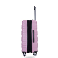 3 Piece Luggage Sets Pc Lightweight & Durable Expandable Suitcase With Two Hooks, Double Spinner Wheels, Tsa Lock, 21 25 29 Pink Pink Pc