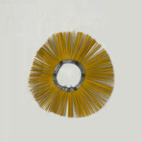 Replacement For Brush Bristle Half Sets Of Broom Sweeper, 19Pcs Yellow Steel