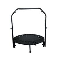 40 Inch Mini Exercise Trampoline For Adults Or Kids Black Steel