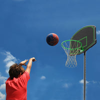 Basketball Hoop System Stand With 30In Backboard, Height Adjustable 60Inch 78Inch For Indoor Outdoor, Fillable Base With Wheels For Kids, Youth Black Steel