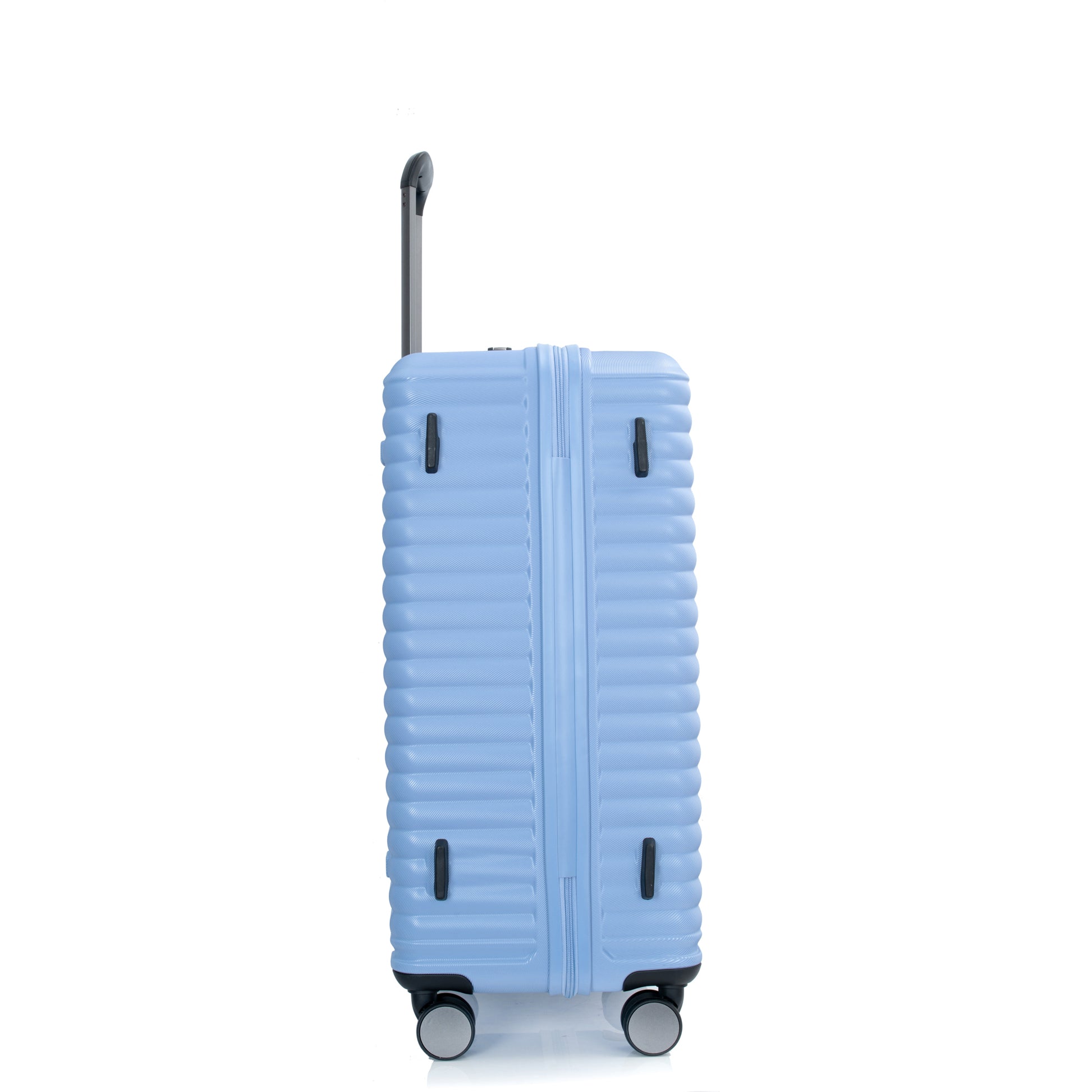 3 Piece Luggage Sets Pc Abs Lightweight Suitcase With Two Hooks, 360 Double Spinner Wheels, Tsa Lock, 21 25 29 Light Blue Light Blue Abs Pc