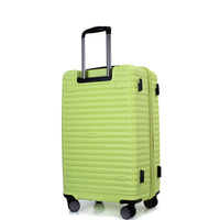 3 Piece Luggage Sets Pc Abs Lightweight Suitcase With Two Hooks, 360 Double Spinner Wheels, Tsa Lock, 20 24 28 Light Green Light Green Abs Pc